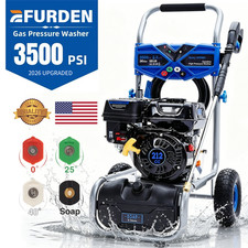 Efurden Cold Water Pressure Washer Gas Powered 3500PSI 2.3GPM 212cc 4 Nozzles Pressure Washer price