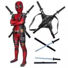 Deadpool Kids Cosplay Costume Superhero Jumpsuit Boys' Jumpsuit price