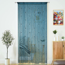 Beaded Curtain Door String Curtains for Doorways Tassels Beads Hanging Fringe Hi String Curtain price