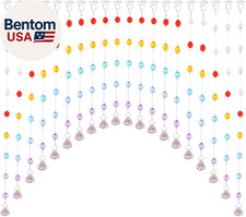 Crystal Beaded Curtain for Doorways - 20 Strings Rainbow Hanging Door Divider wi String Curtain price