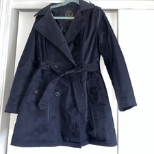 Girls O’stin Trench Coat.  Navy Blue Size 9-10yrs/140cm Girls' Trench Coat price