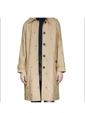 NWOT AVEC LES FILLES Cotton Blend Embroidered Equine Horses Trench Coat (SZ XL) Girls' Trench Coat price