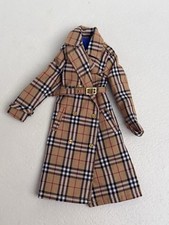 Integrity Toys Doll Trench Coat Burberry 12’ Fashion Royalty Barbie Poppy Parker Girls' Trench Coat price