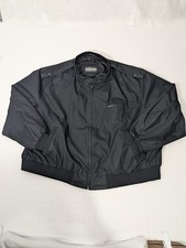 Members Only black bomber jacket men's 5X lightweight zip front windbreaker Men's Jacket price