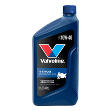 Valvoline 4-Stroke Motorcycle Conventional 10W-40 Motor Oil 1 Quart Motor Oil price
