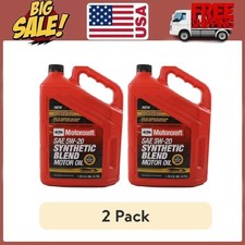 2 Pack Motorcraft Synthetic Blend Motor Oil 5W-20, 5-Quart Jug, Sold By Each. Motor Oil price