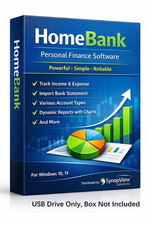 HomeBank Personal Finance software 2026 for Accounting, Budgeting, Finance USB Accounting Software price