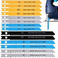 14 PCS U-Shank Jig Saw Blade Set, Jigsaw Blades Fit Vast Majority U silver Jigsaw price