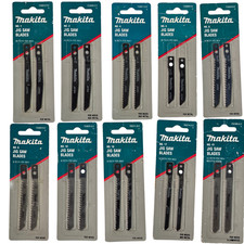 2 Packs Assorted Size Makita® Jig Saw Blades 8TPI 9TPI 12TPI 14TPI 24TPI NOS Jigsaw price
