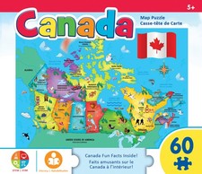 MasterPieces - Explorers - Canada Map 60 Piece Jigsaw Puzzle Jigsaw price