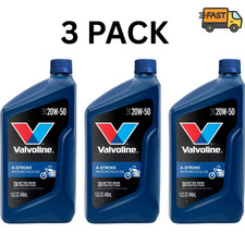 Valvoline Motorcycle Oil 20W-50 Conventional 3 Pack 1 Quart Bottles Motorcycle Motor Oil price