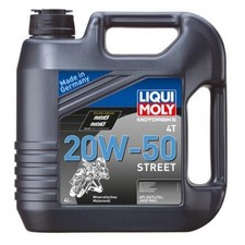 Liqui Moly 4T Mineral Street Motor Oil - 20W-50 - 4L Motorcycle ATV/UTV PWC 4 L. Motorcycle Motor Oil price
