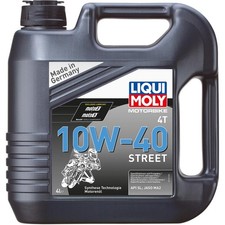 Liqui Moly 4T Synthetic Street Motor Oil - 10W-40 - 4L Motorcycle ATV/UTV PWC Motorcycle Motor Oil price