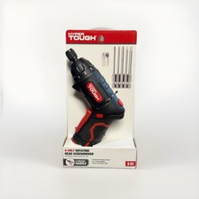 HYPER TOUGH 4V Rotating Head Cordless Screwdriver 2-Position Handle 6062 Cordless Screwdriver price