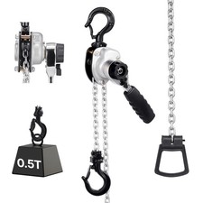 Uimoso Manual Lever Chain Hoist 1/2T 1100lbs 10ft Lift Alloy Steel Storage Use Chain Hoist price