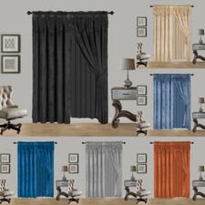 Floral Pattern Luxury European Vintage Window Curtain Set W Stached Valance NADA Curtain Set price