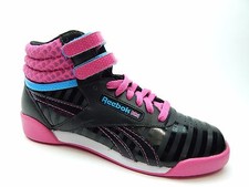 REEBOK GIRLS CLASSIC BLACK PINK V63066 SHOES SIZE 5.5 New condition with box Girls' Classic Shoes price