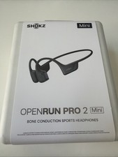 New - Shokz Open Run Pro 2 Mini Bone Conduction Sports Headphones - Black Unisex Headphones price