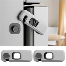 2-Pack Refrigerator Door Locks – Child Safety Fridge & Freezer Adhesive Latch Baby Fridge Lock price