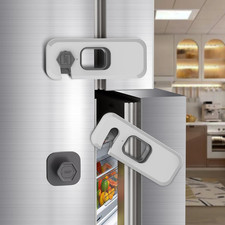 2 Pack Fridge Locks Child Safety Refrigerator Freezer Door Latch Baby Proof Baby Fridge Lock price