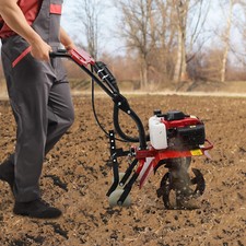 63cc 4-Stroke Gas Power Mini Tiller Cultivator Clearance Walk Behind Cultivator price