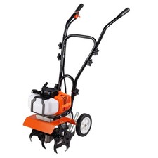 VEVOR Tiller Cultivator Gas Powered 43CC 2-Stroke Garden Cultivator Lawn Garden Cultivator price