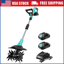 Cordless Electric Garden Tiller Cultivator Battery Rototiller for Garden 2x2.0Ah Cultivator price