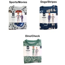 Member's Mark Boys Organic Cotton Pajamas 4-Piece, 100% Organic Cotton Boys' Pajamas price