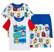 Paw Patrol Boys 4pc Pajama Short Set Size 4 6 8 Boys' Pajamas price