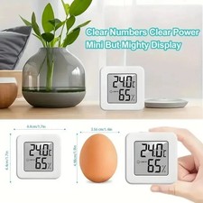 THERMOMETER INDOOR Digital LCD Hygrometer Temperature Humidity Meter Alarm Clock Thermometer & Hygrometer price