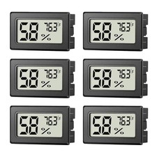 6 Pack Mini Hygrometer Indoor Humidity Meter, Small Digital Thermometer Humidity Thermometer & Hygrometer price