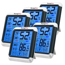 1/2/3/5 TempPro Digital LCD Touchscreen Humidity Thermometer Indoor Hygrometer Thermometer & Hygrometer price