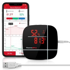 ThermoPro TP90 WiFi Smart Thermometer Hygrometer App Alexa Temperature Sensor Thermometer & Hygrometer price