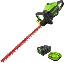 Greenworks - 80-Volt 26-Inch Cordless Brushless Hedge Trimmer with (1) 2.0Ah ... Hedge Trimmers price