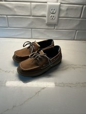 Sperry Top-Sider Boys Boat Shoes Size 4M Brown Leather – Excellent Condition Boys' Boat Shoes price