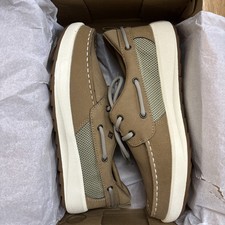 Sperry Fairwater Plushwave Boys Sz 4M Fairwater Tan Boat Shoes STK264547 Boys' Boat Shoes price