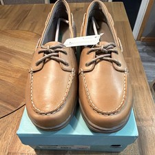 ABEO DIABETIC Sydney Boat Brown Leather Mesh Comfort Boat Shoes Men’s US 13 Boys' Boat Shoes price
