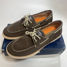 Sperry Top Sider Halyard Brown Boys Kids Youth Boat Shoes Boys' Boat Shoes price