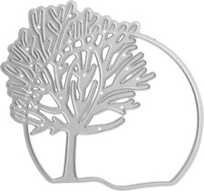 Silver Metal Tree Border Frame Dies for Card Making, Stencils Cutting Dies for P Tree Cutting Machine price