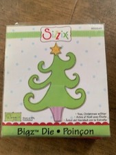 SIZZIX BIGZ TREE CHRISTMAS TREE WITH STAR CUTTING DIE, #655547, NEW! Tree Cutting Machine price