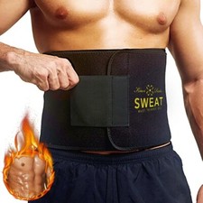 Men&Women Waist Trimmer Belt Burn Fat Sweat Body Shaper Weight Loss Girdle Gym Men's Corset price