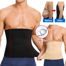 Mens Slimming Tummy Control Waist Cincher Belt Trainer Belly Band Shaper Corset Men's Corset price