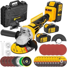 5" Cordless Angle Grinder Kit Brushless Battery Grinder with 2x6.0Ah Batteries Angle Grinder price