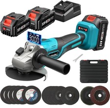 4" Brushless Cordless Angle Grinder Kit with 2 Batteries, for Cutting, Polishing Angle Grinder price