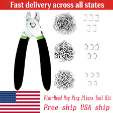 241-Piece Green & Black Flat-Head Hog Ring Pliers Tool Kit Pliers price