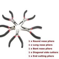5pcs Jewelers Pliers Set Jewelry Making Beading Wire Wrapping Carbon Steel New Pliers price