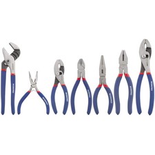 WORKPRO 7PC Pliers Set (8-inch Groove Joint Pliers 6-inch Long Nose Carbon Steel Pliers price