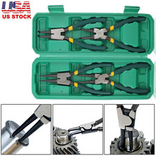 4Pcs 7" Internal/External Snap Ring Pliers Set Heavy Duty Circlip Pliers Kit Pliers price
