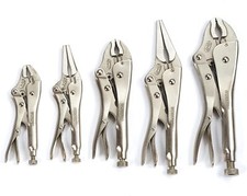 WORKPRO 5PC Locking Pliers Set 6.5/9" Long Nose Pliers 5/7/10" Curved Jaw Pliers Pliers price