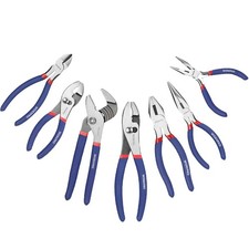 7PCS WORKPRO Plier Set Groove Joint Long Nose Slip Joint Linesman Diagonal Plier Pliers price
